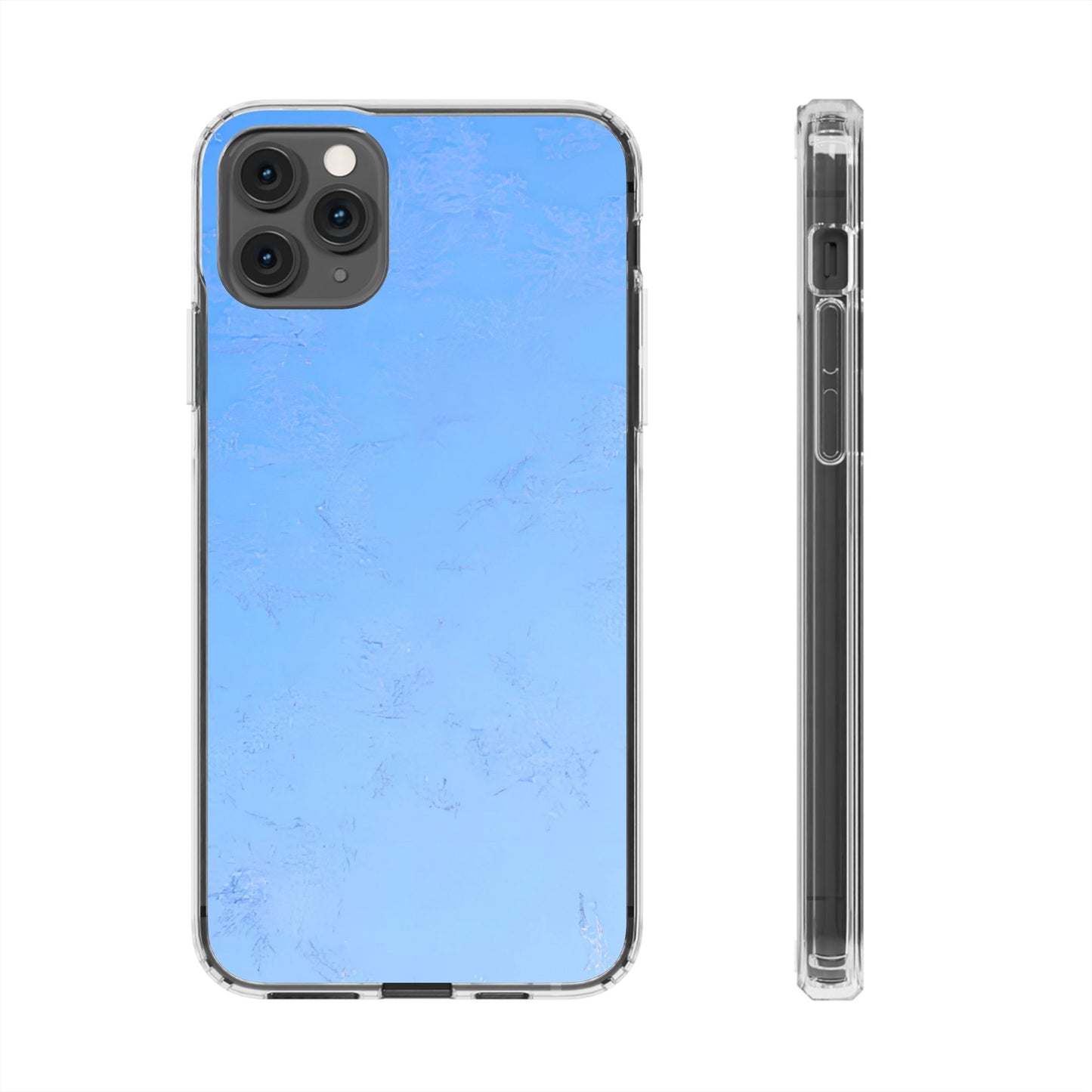 Clear Phone Case – Azure Fade