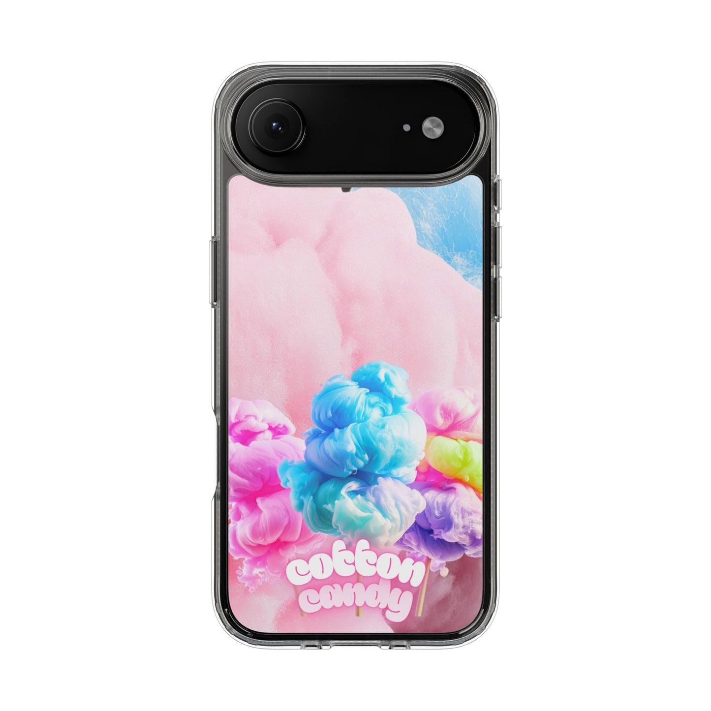Clear Phone Case – Cotton Candy Dream