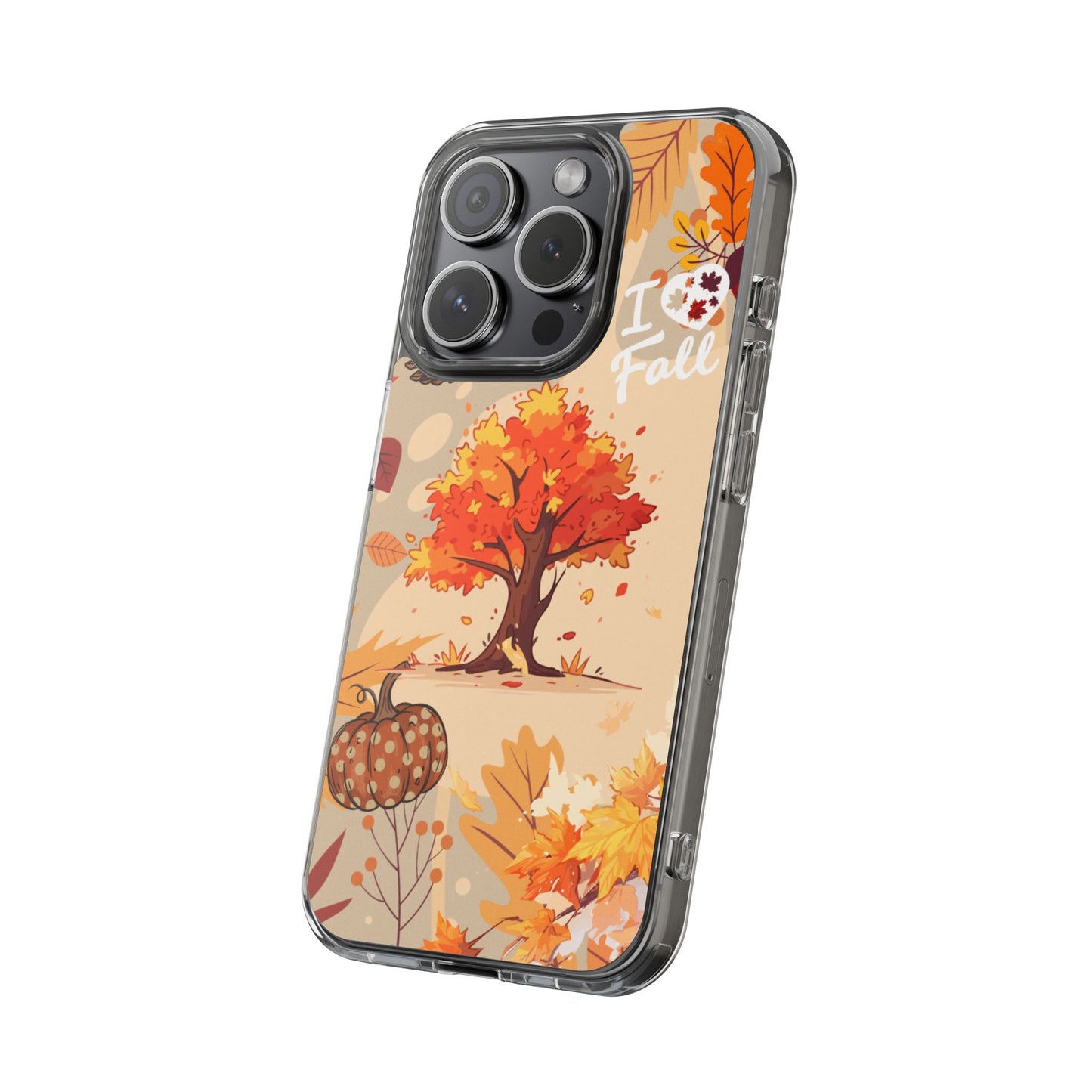 Clear Phone Case – Fall in Love
