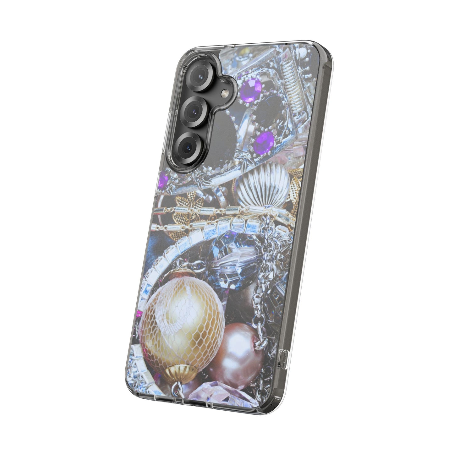 Clear Phone Case – Chrome Jewel
