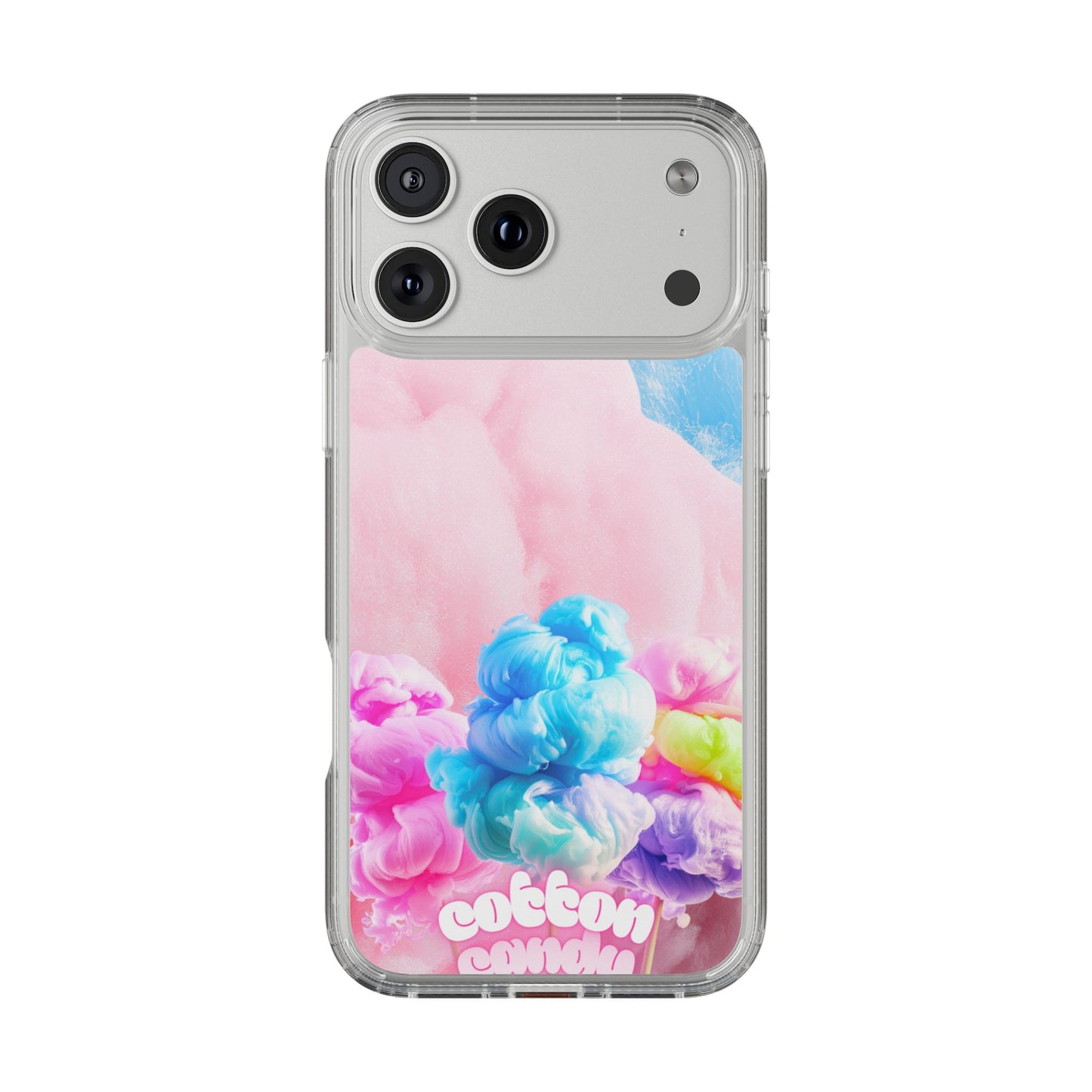 Clear Phone Case – Cotton Candy Dream
