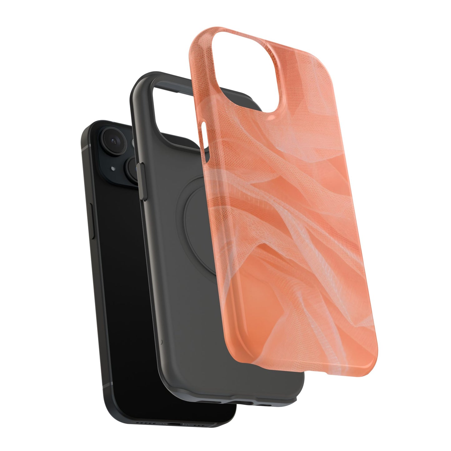 Impact-Resistant Phone Case – Coral Veil