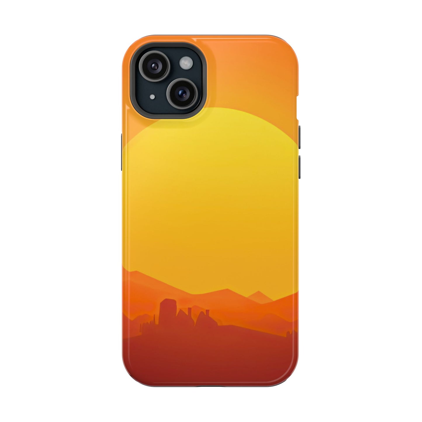 Wireless-Charging Compatible Case – Desert Sunrise