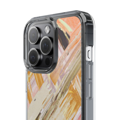 Clear Phone Case – Brush & Bronze