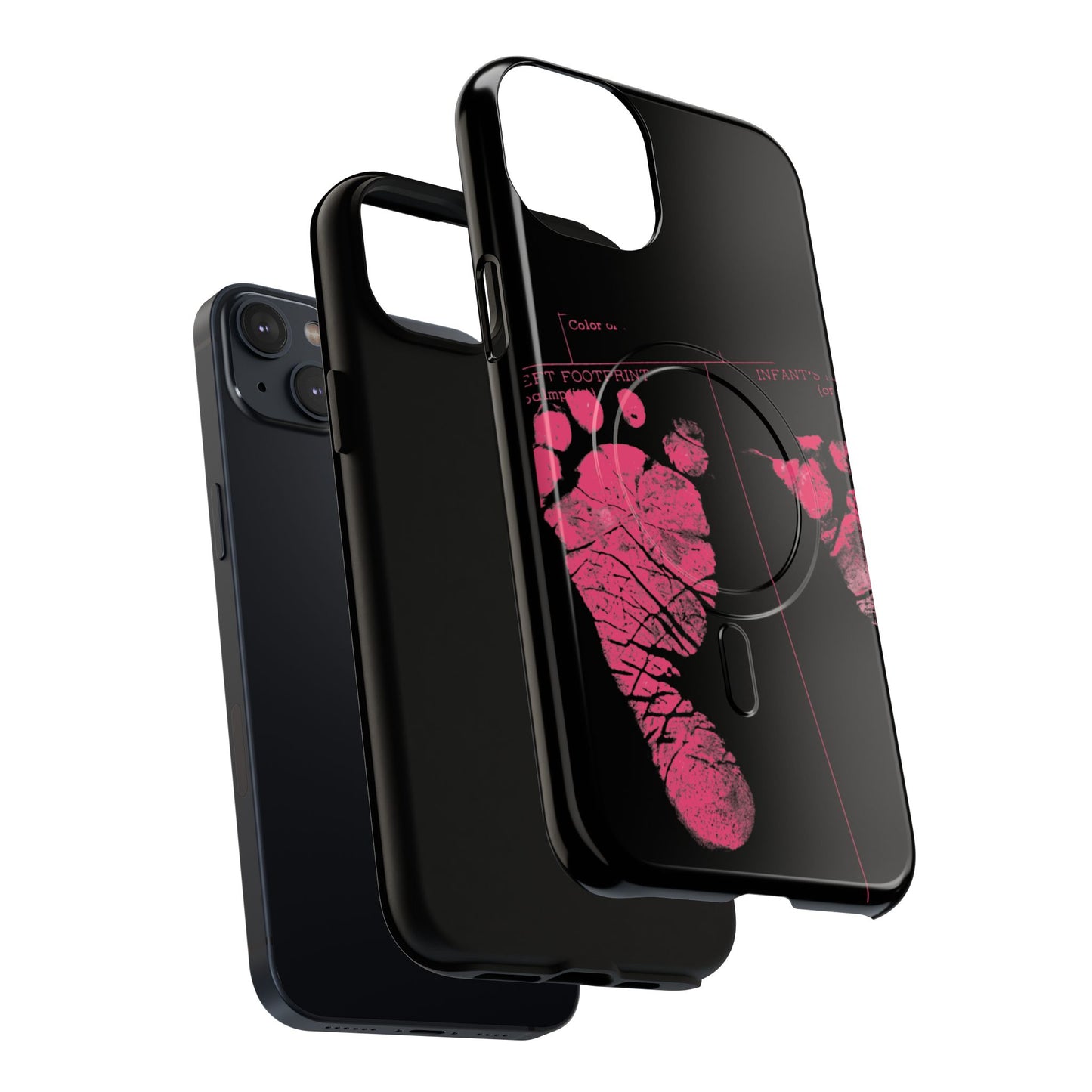 Protective Magnetic Phone Case – Mom’s Little Pink Footprints