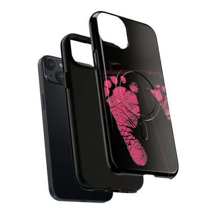 Protective Magnetic Phone Case – Mom’s Little Pink Footprints
