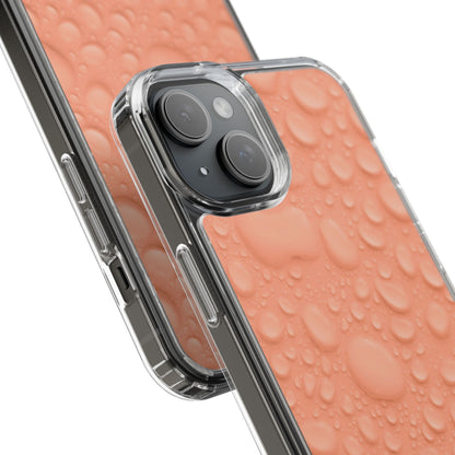 Clear Phone Case – Apricot Rain