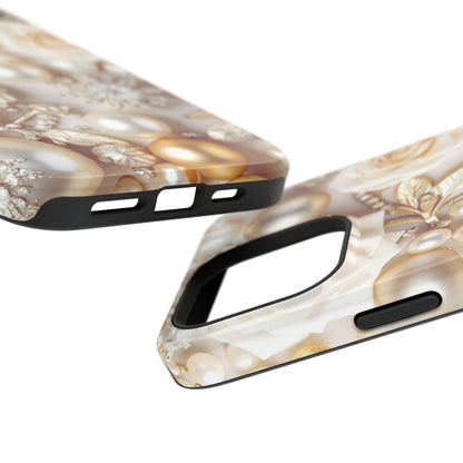 Impact-Resistant Phone Case – Ivory Opulence