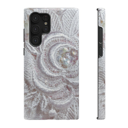 Impact-Resistant Phone Case – Lace Veil