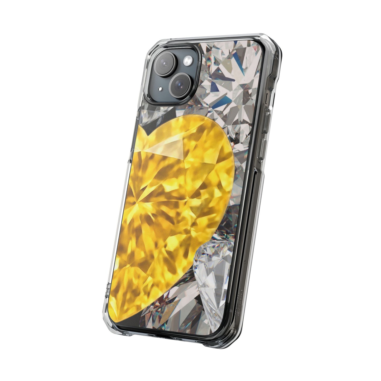 Clear Magnetic Phone Case – Heart of Gold