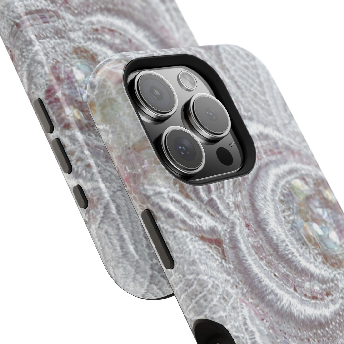 Wireless-Charging Compatible Case – Lace Veil