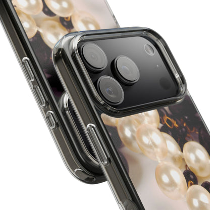 Clear Phone Case – Noir Pearl