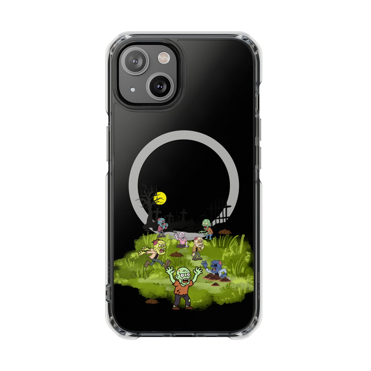 Clear Magnetic Phone Case – Graveyard Shift