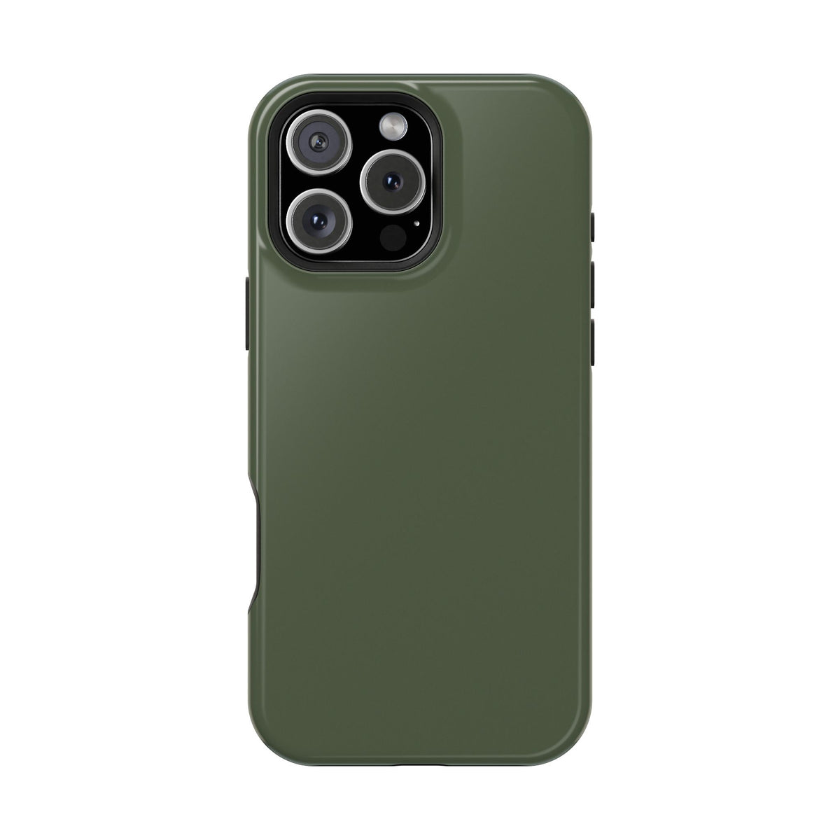 Impact-Resistant Phone Case — Military Green Protective Shockproof Cover