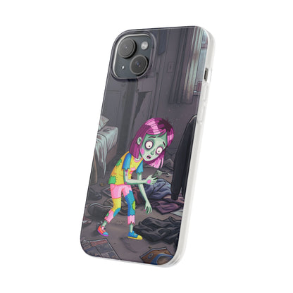 Zombie Girl Phone Case — Cute Creepy Cartoon Phone Cover
