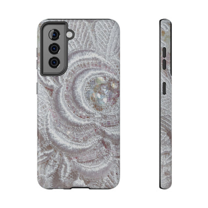Impact-Resistant Phone Case – Lace Veil
