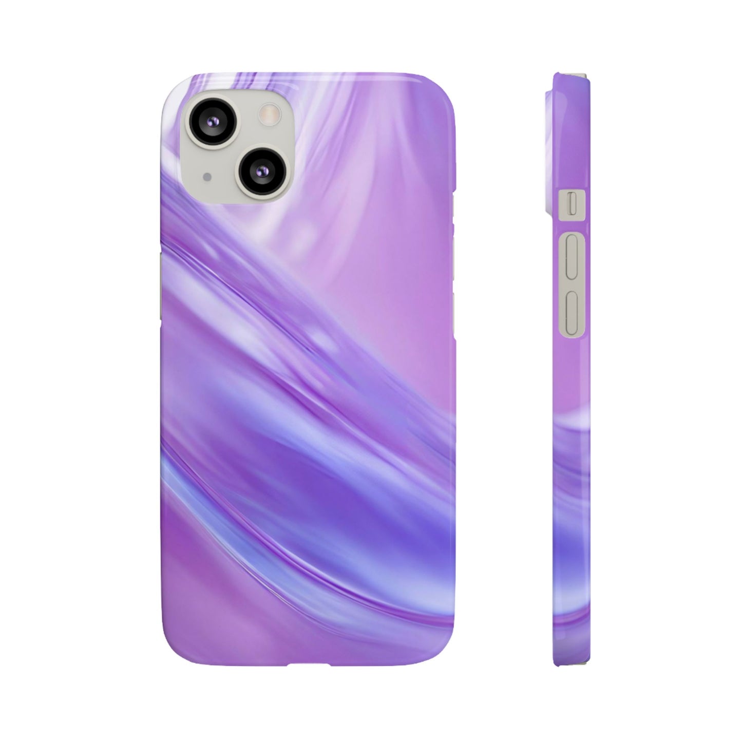 Snap Phone Case – Lavender Wave