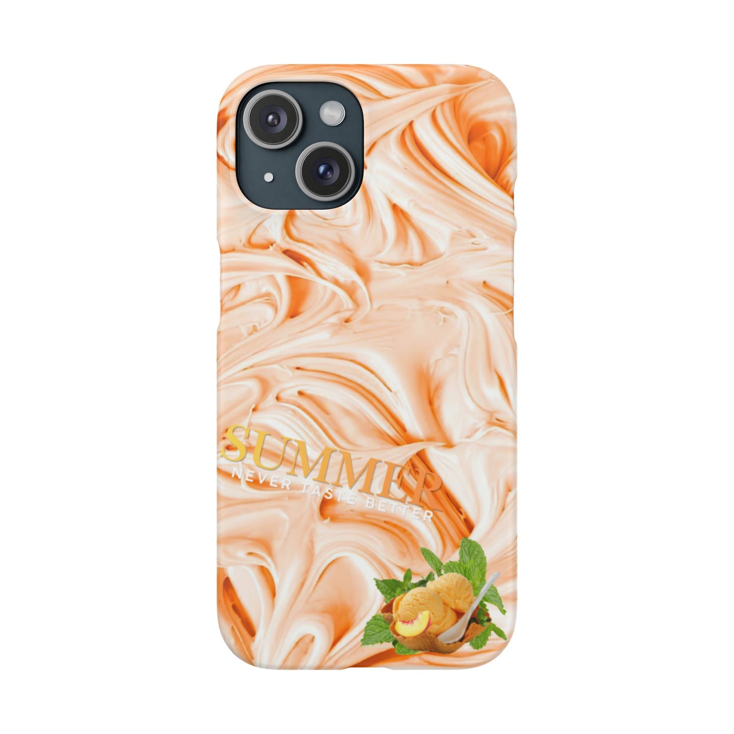 Snap Phone Case – Peach Sorbet