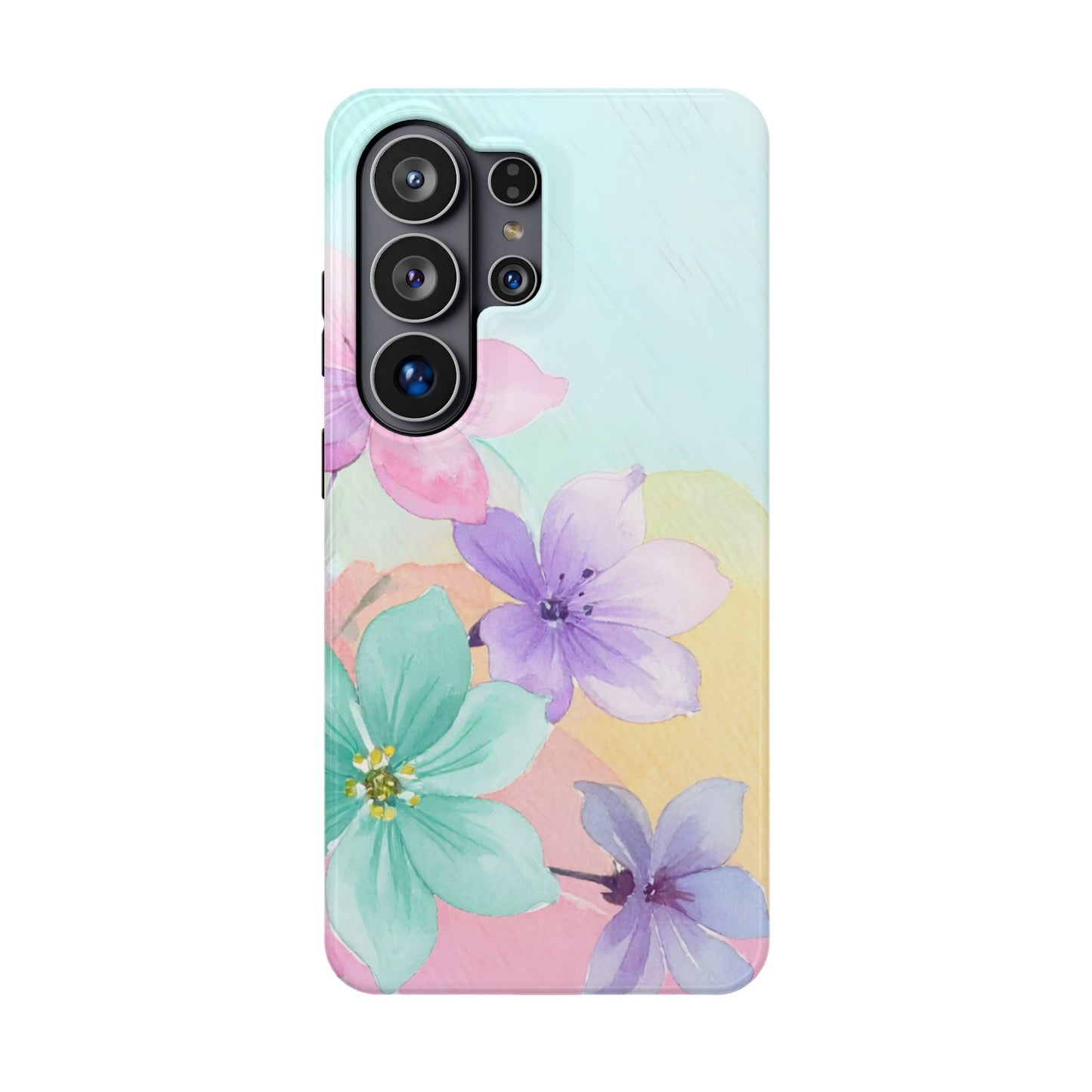 Impact-Resistant Phone Case – Water Petal