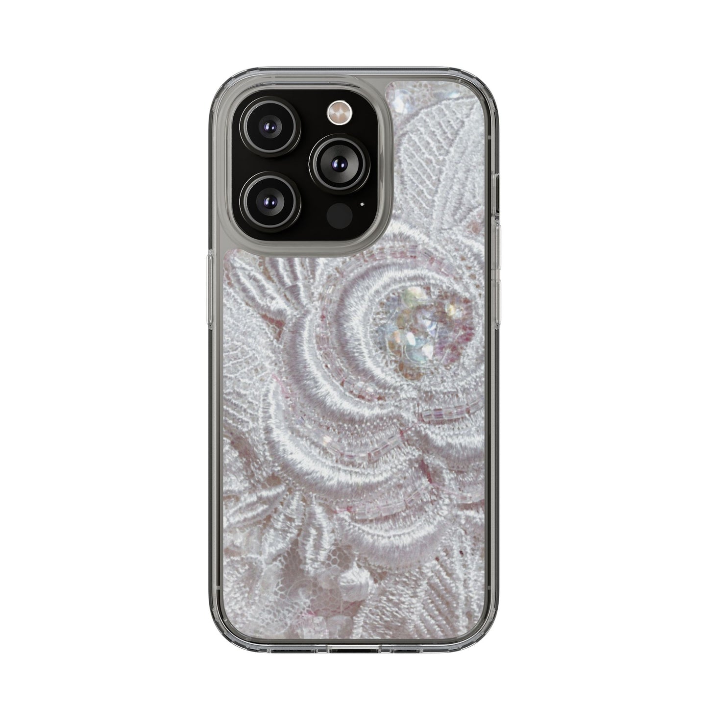 Clear Phone Case – Lace Veil
