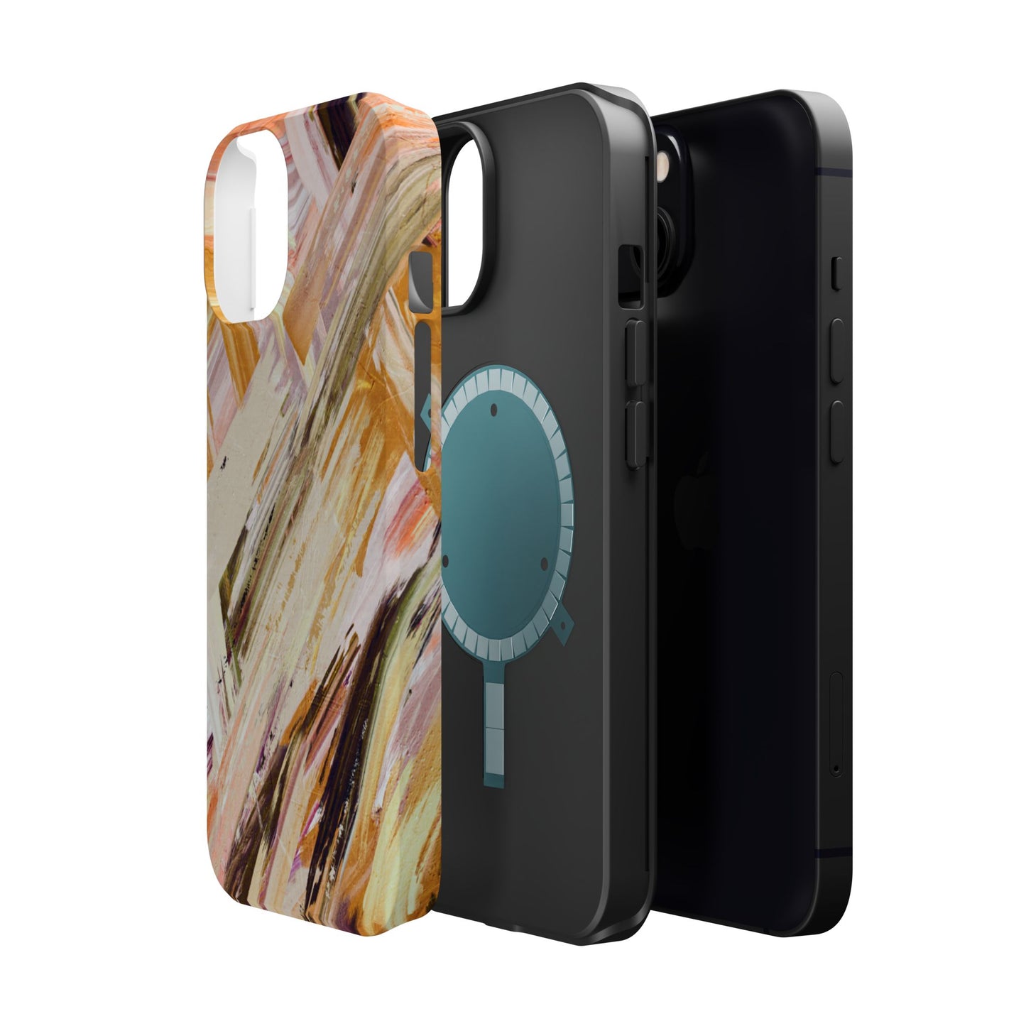 Wireless-Charging Compatible Case – Brush & Bronze
