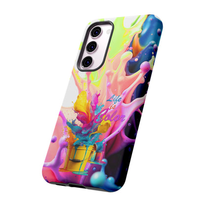 Color Splash Phone Case — “Life in Color” Protective Tough Case