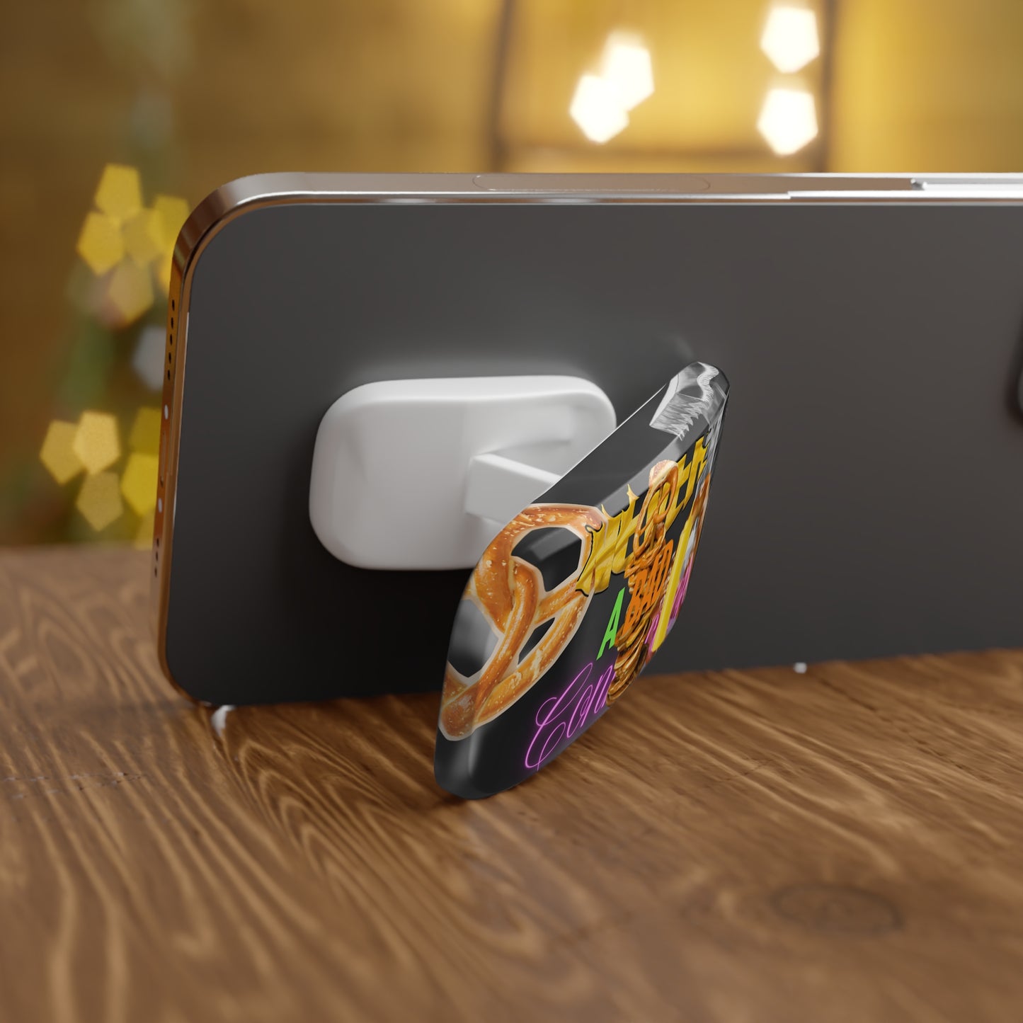 Phone Grip – Never a Bad Connection Pretzel Stack