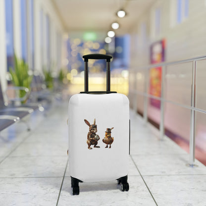 Luggage Cover – Clockwork Cottontail