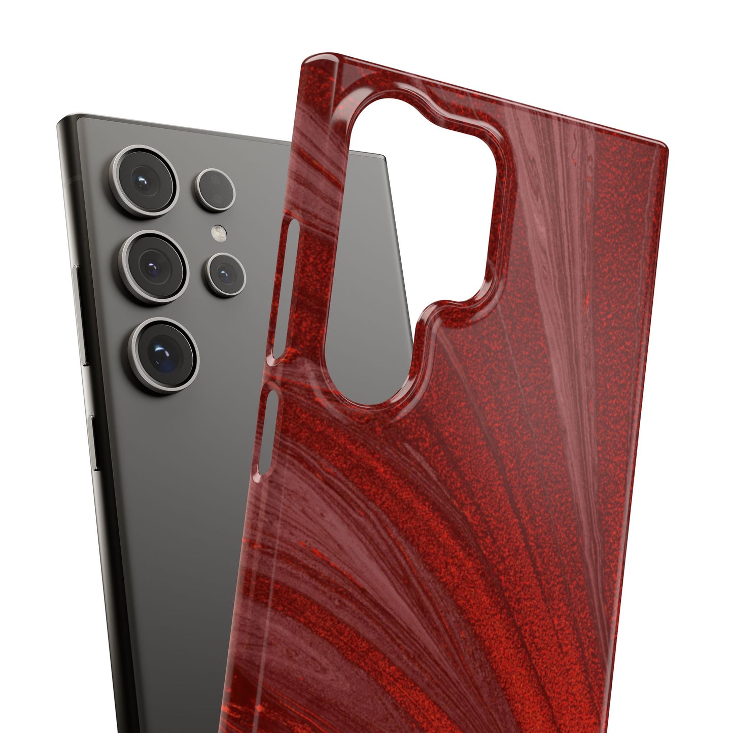 Snap Phone Case – Crimson Current