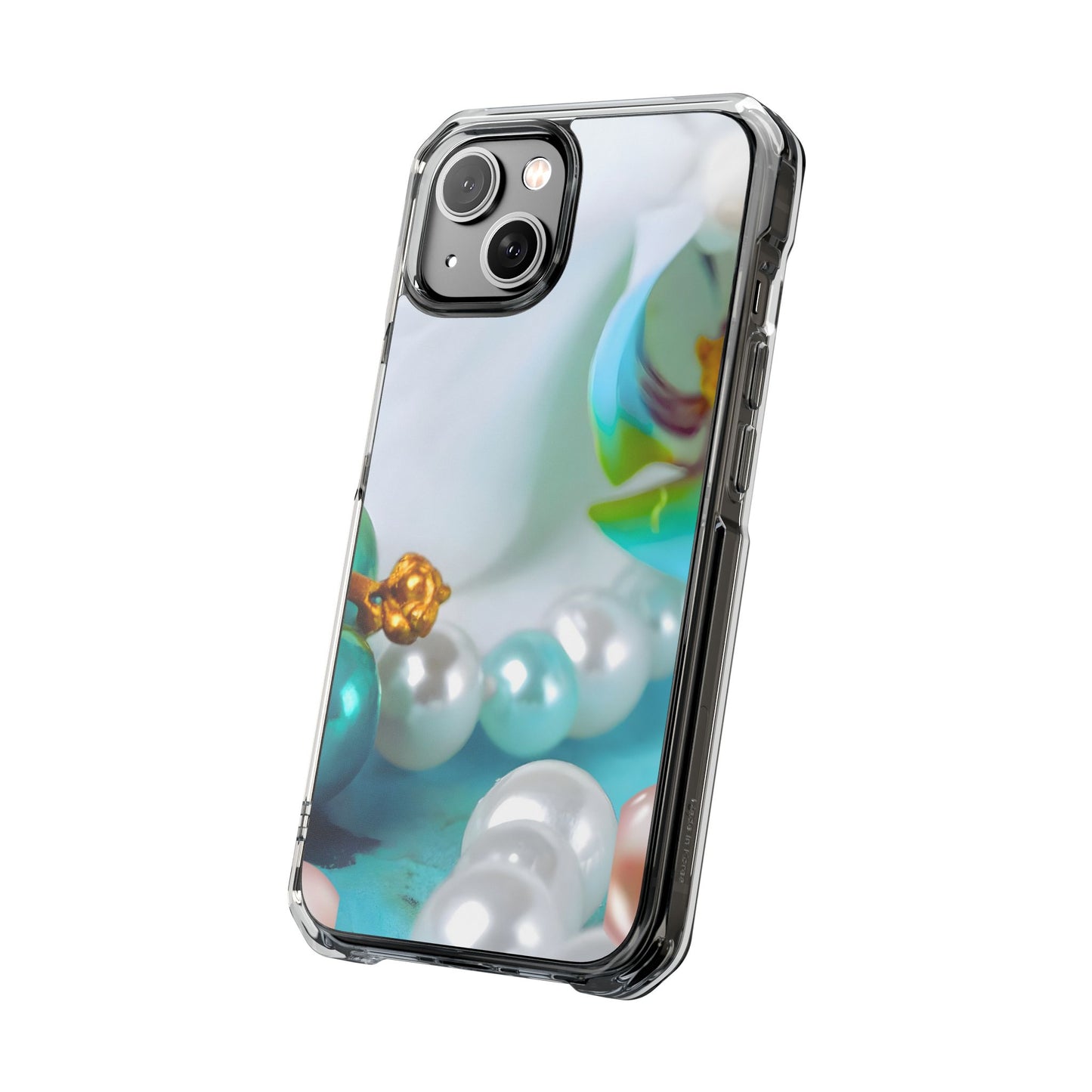 Clear Magnetic Phone Case – Mermaid's Pearl