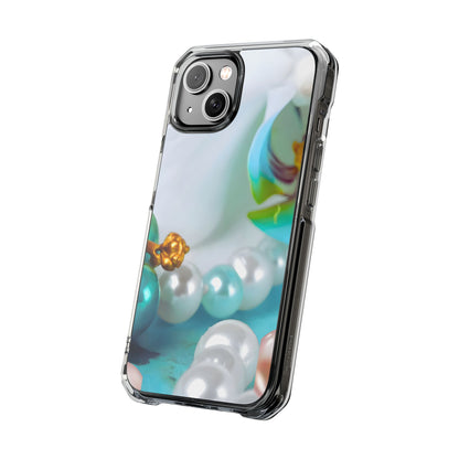 Clear Magnetic Phone Case – Mermaid's Pearl