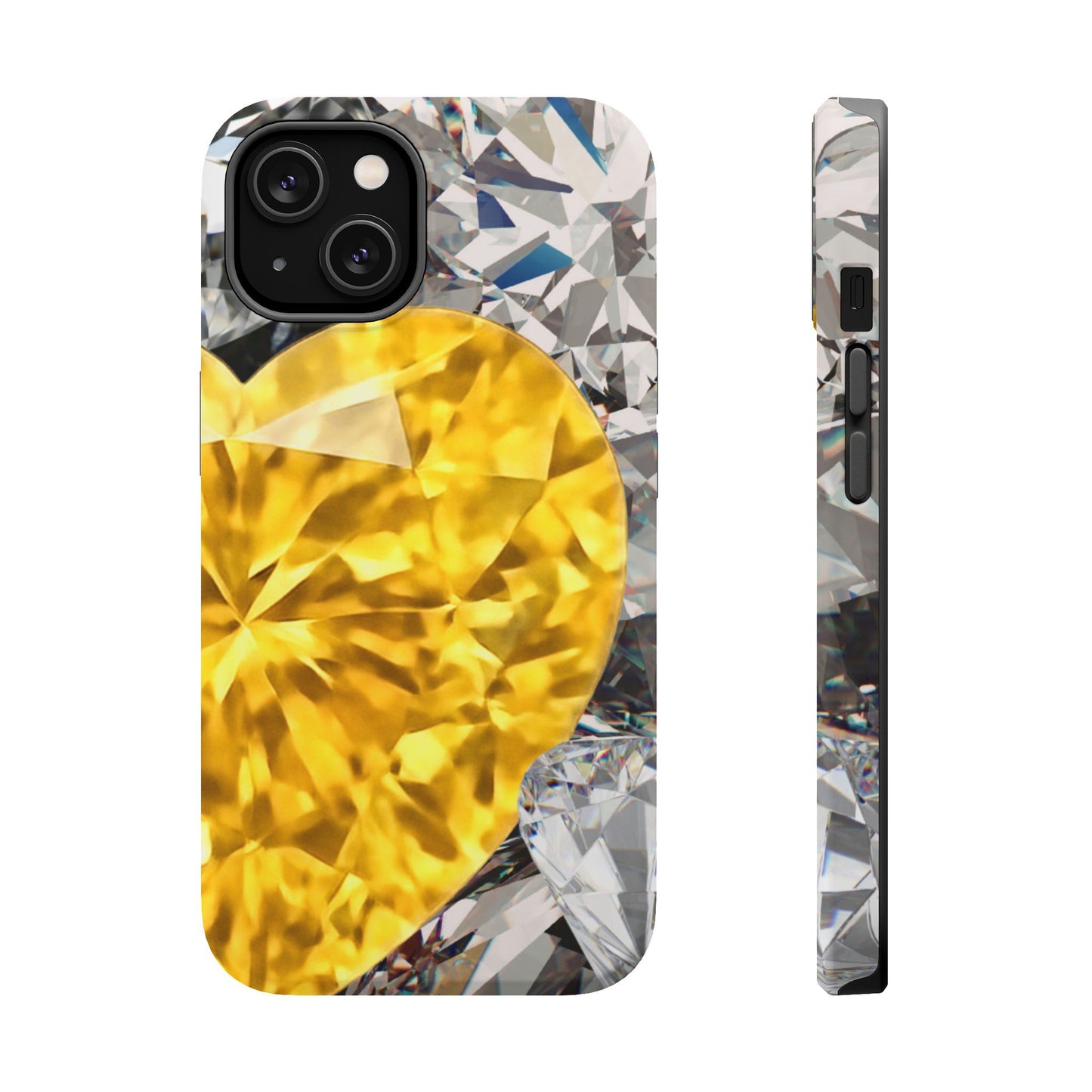 Wireless-Charging Compatible Case – Heart of Gold