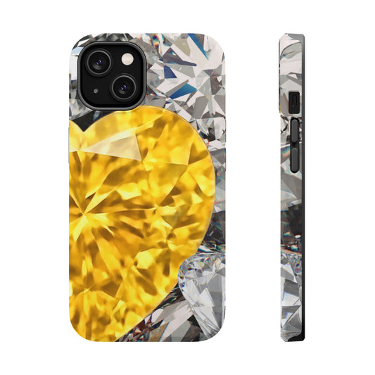 Wireless-Charging Compatible Case – Heart of Gold
