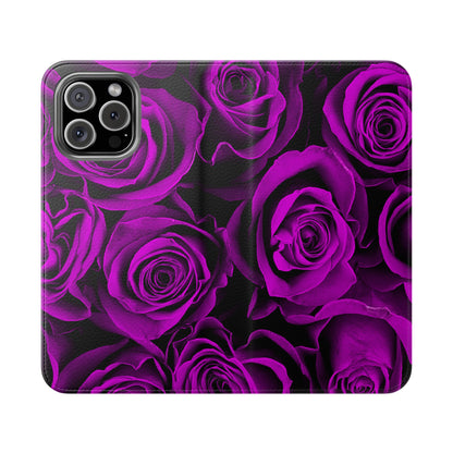 Flip Case – Amethyst Roses