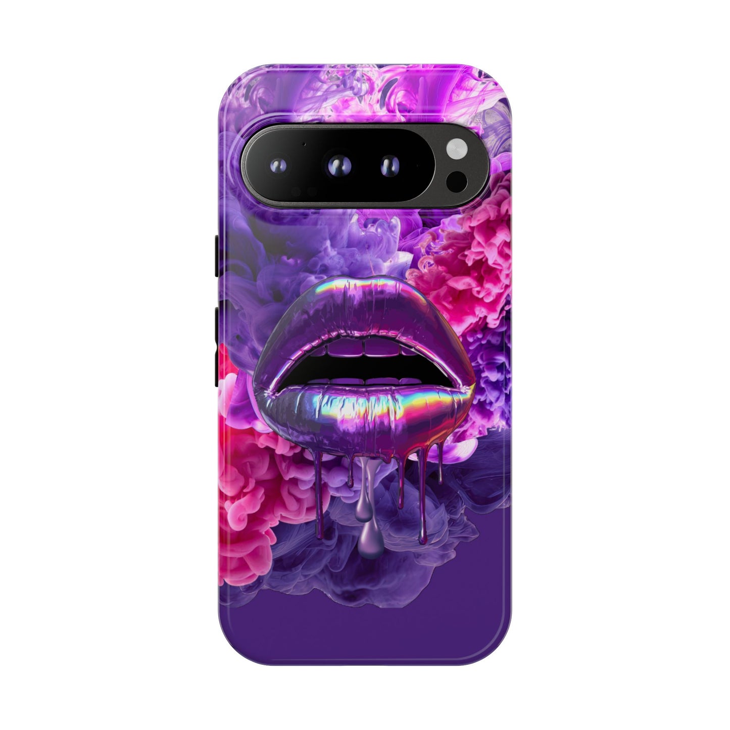 Protective Phone Case – Purple Haze Lips
