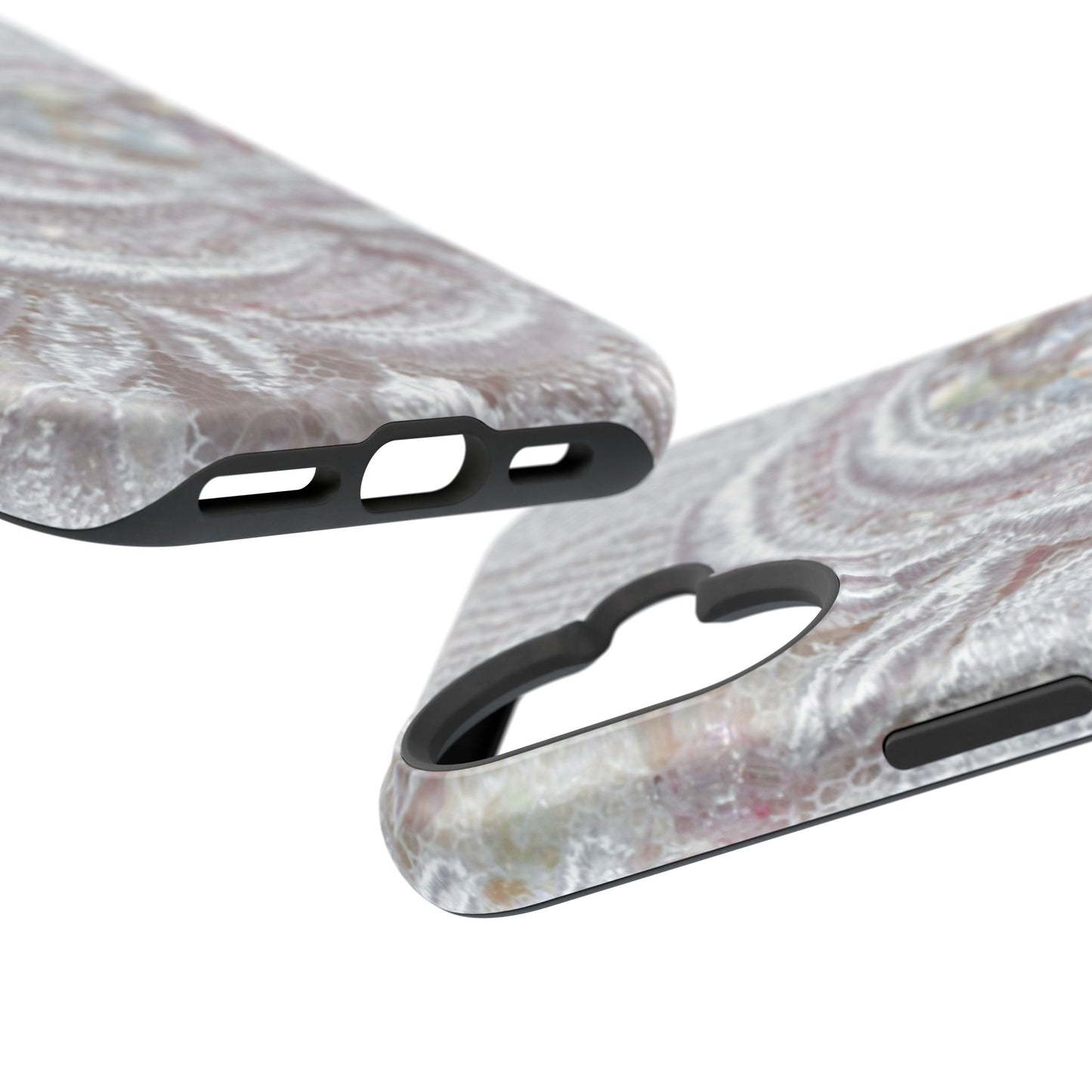 Impact-Resistant Phone Case – Lace Veil