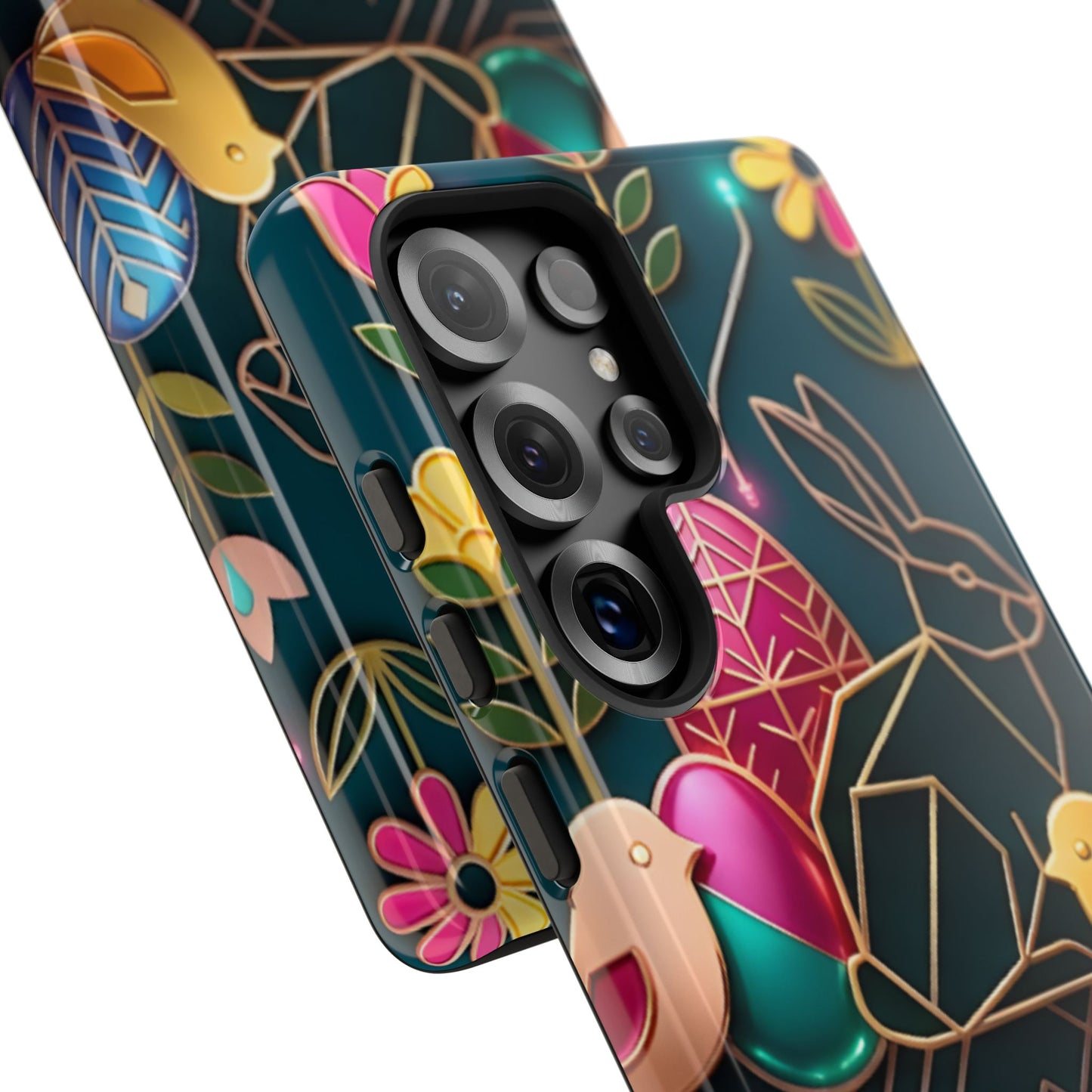 Protective Phone Case – Jeweled Garden