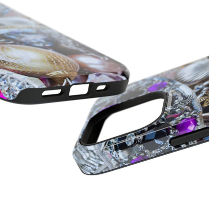 Impact-Resistant Phone Case – Chrome Jewel