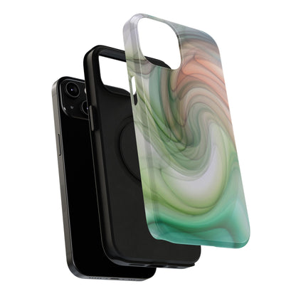 Impact-Resistant Phone Case – Marble Flow