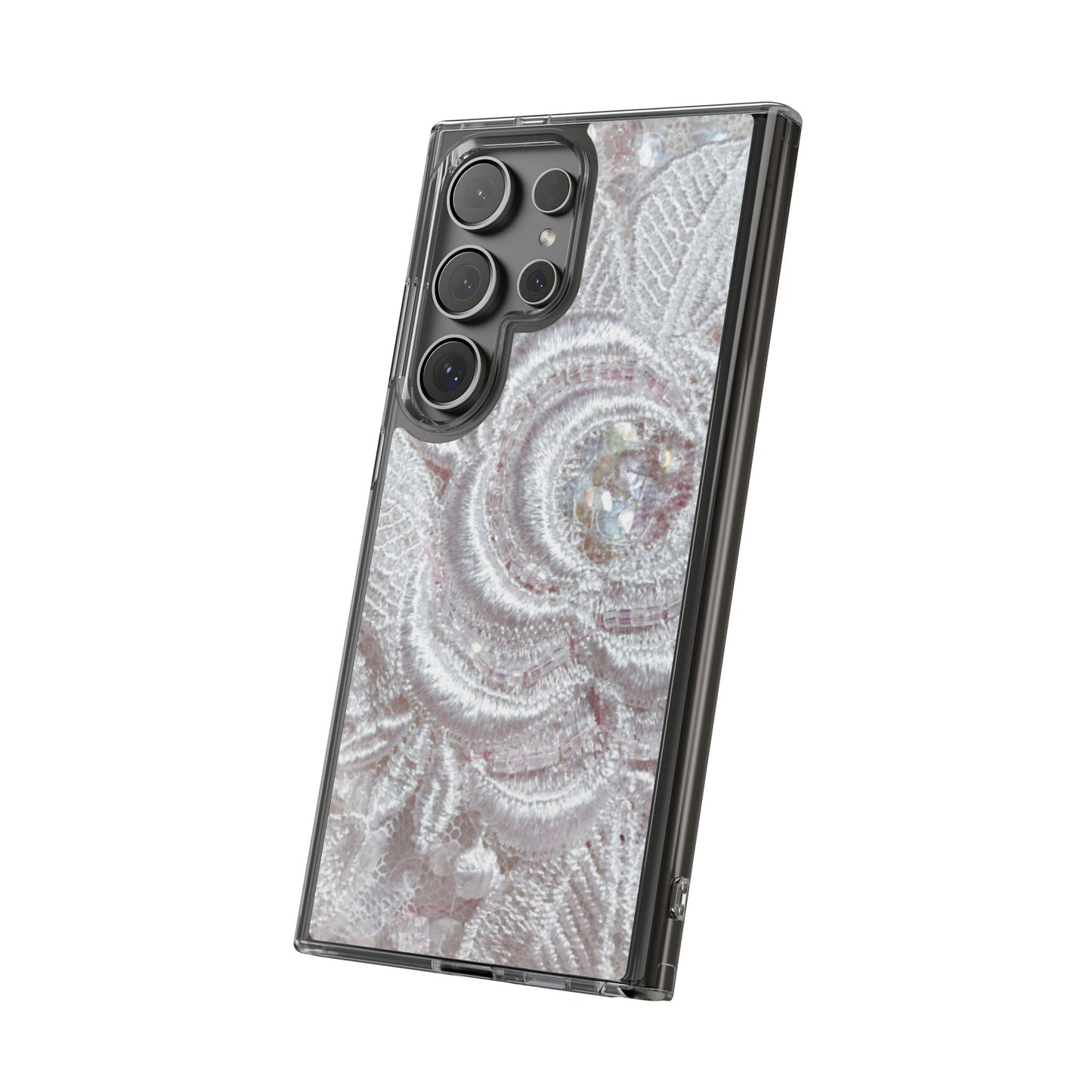 Clear Phone Case – Lace Veil