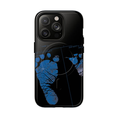 Protective Magnetic Phone Case – Mom’s Little Blue Footprints