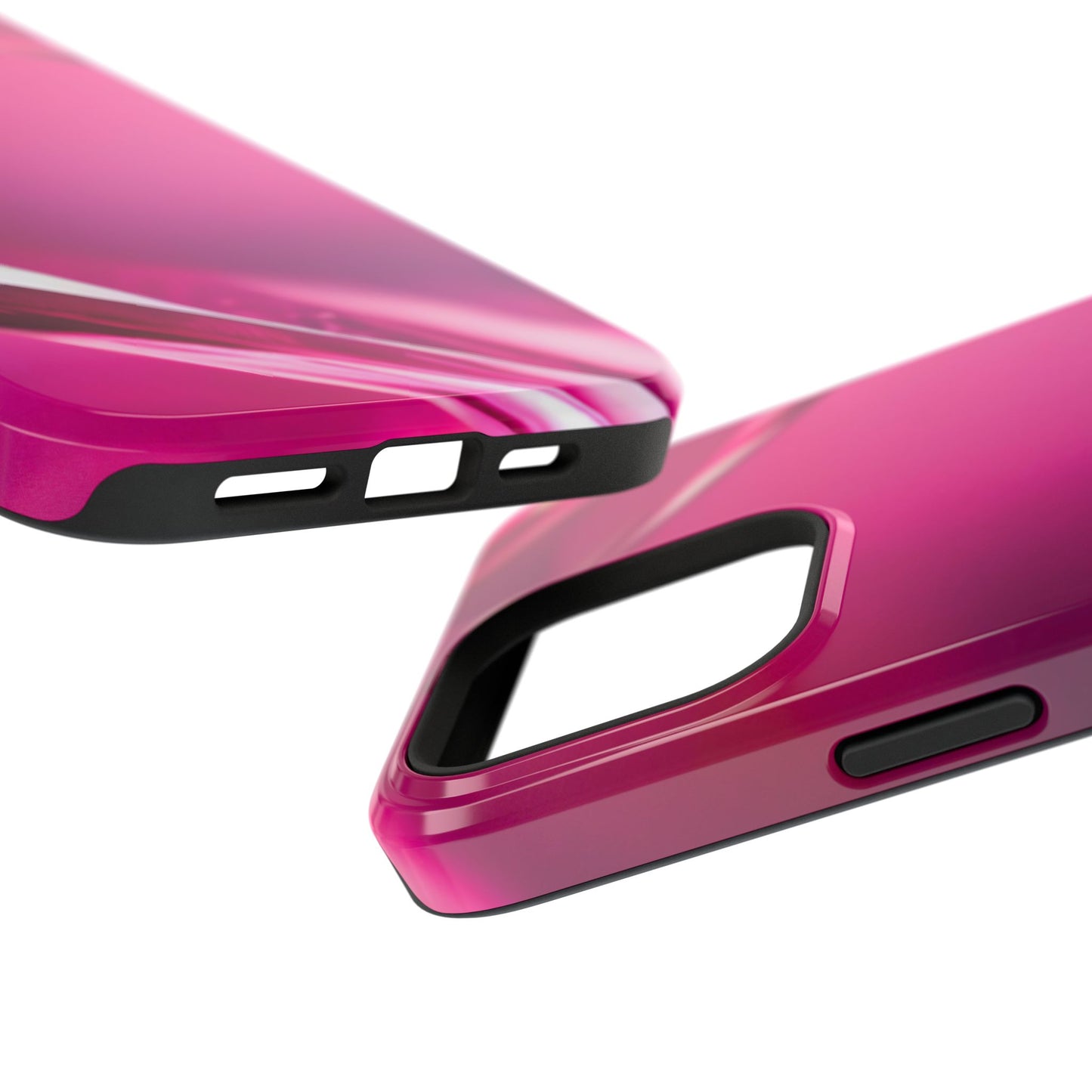 Impact-Resistant Phone Case – Magenta Motion