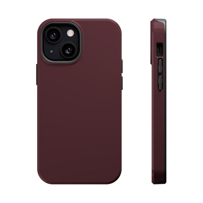 Wireless-Charging Compatible Case – Mulled Wine – Compatible with iPhone 13–17 & Samsung Galaxy S25–S26 Series