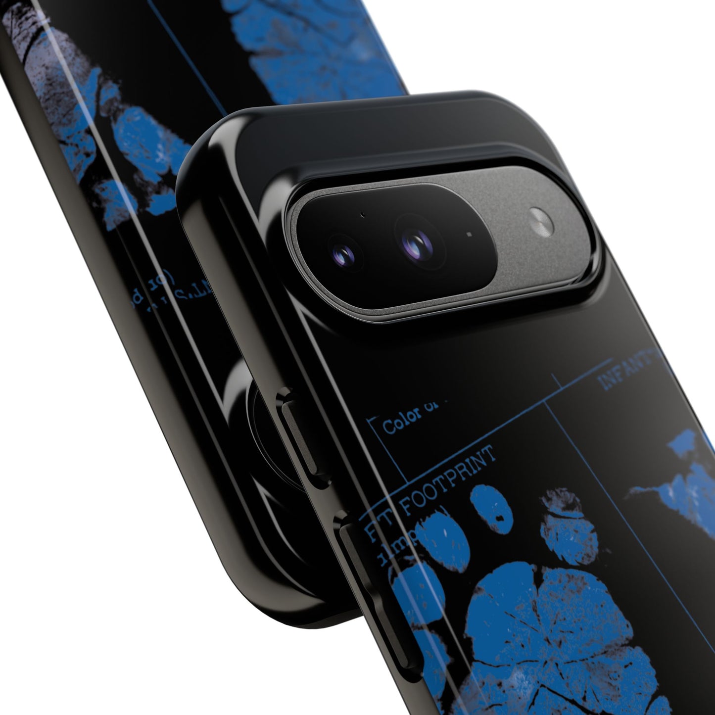 Protective Phone Case – Mom’s Little Blue Footprints