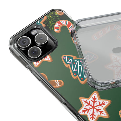 Clear Magnetic Phone Case – Cookie Season – Compatible with iPhone 14–17 Series