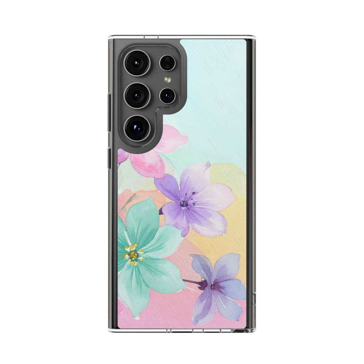 Clear Phone Case – Water Petal