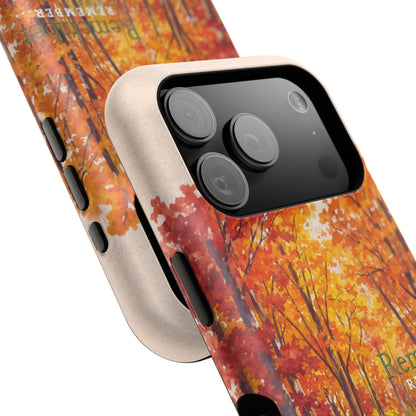 Impact-Resistant Phone Case – Autumn Remembered – Compatible with iPhone 11–17 & Samsung Galaxy S22–S26 Series