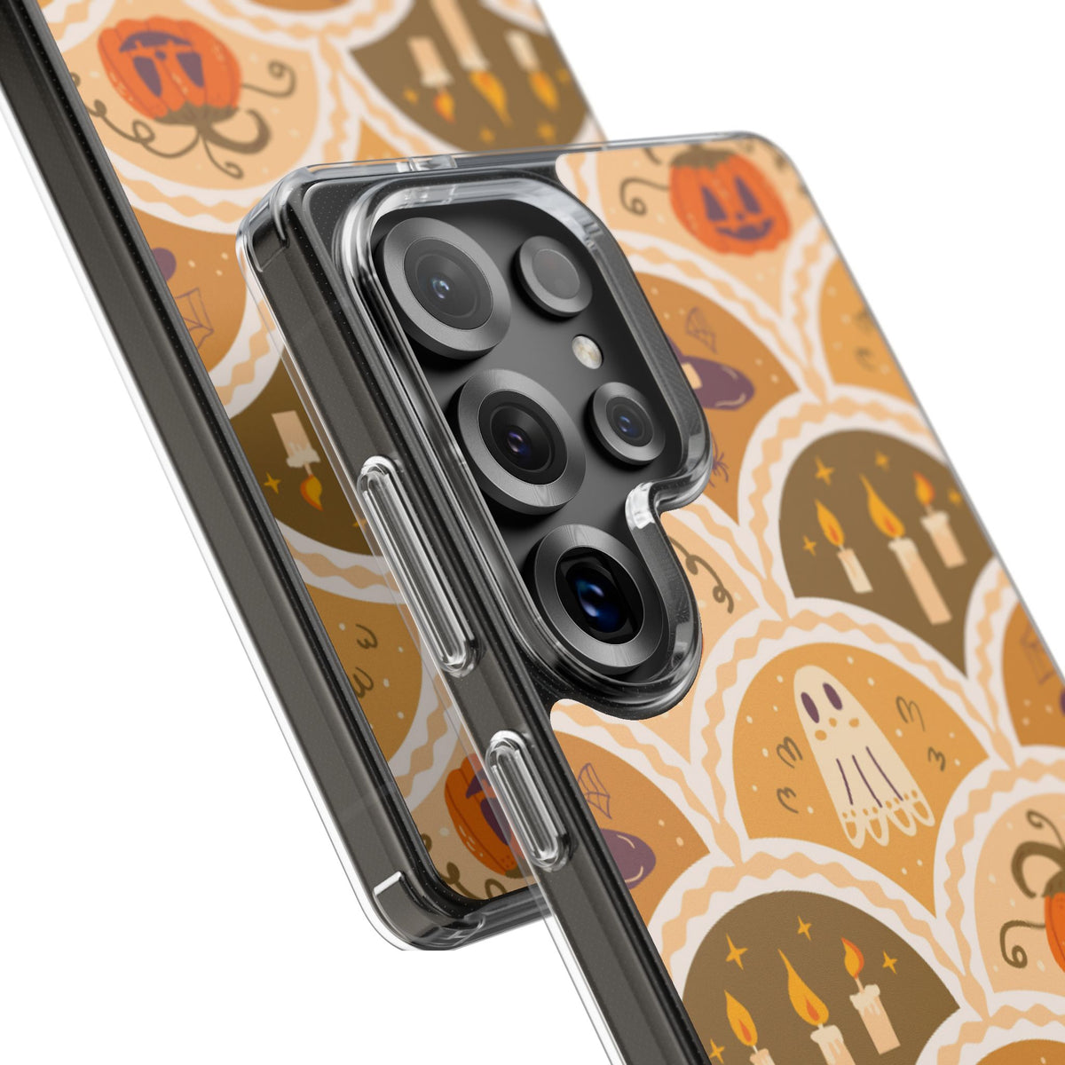 Clear Phone Case – Vintage Haunt – Compatible with iPhone 13–17 & Samsung Galaxy S25–S26 Series