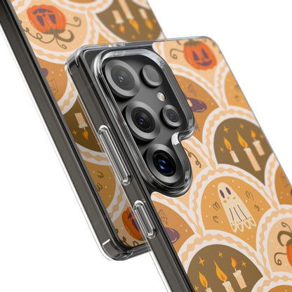 Clear Phone Case – Vintage Haunt – Compatible with iPhone 13–17 & Samsung Galaxy S25–S26 Series