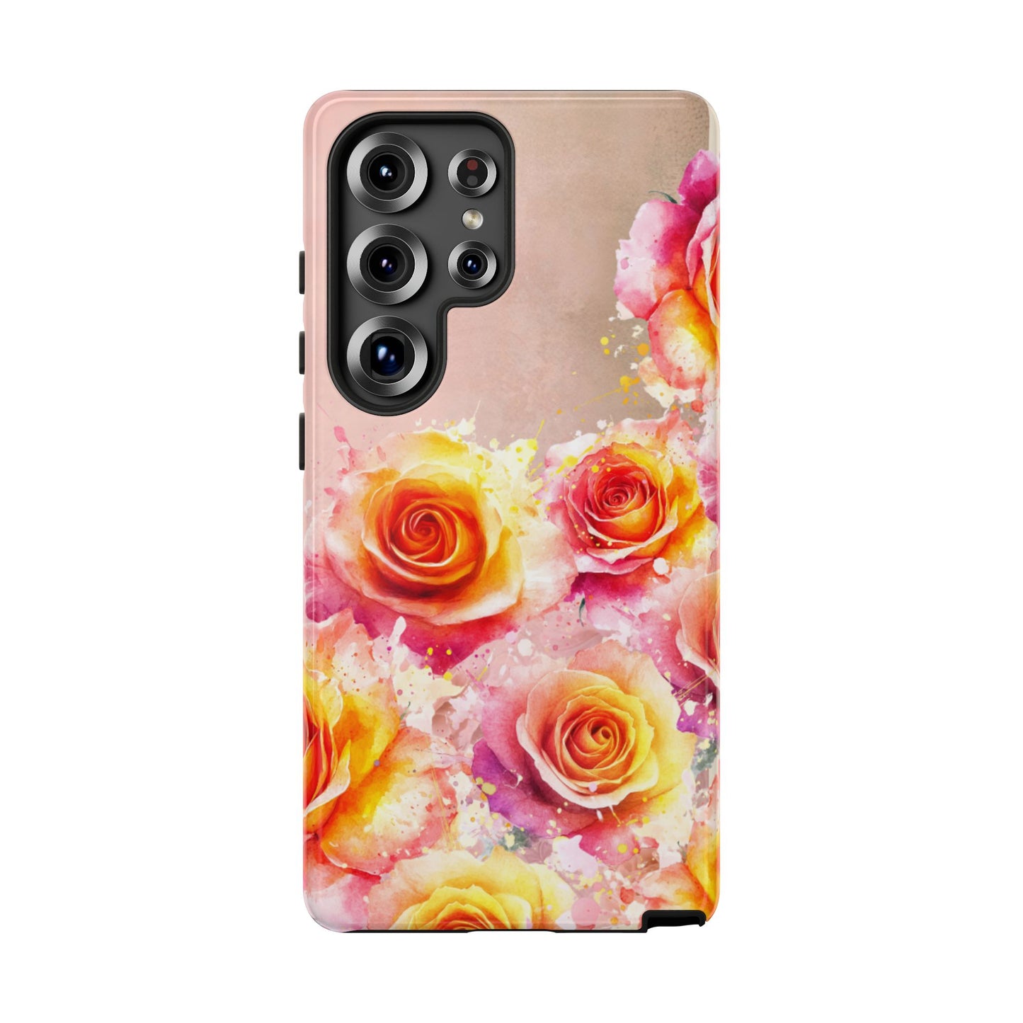 Protective Phone Case – Sunset Roses